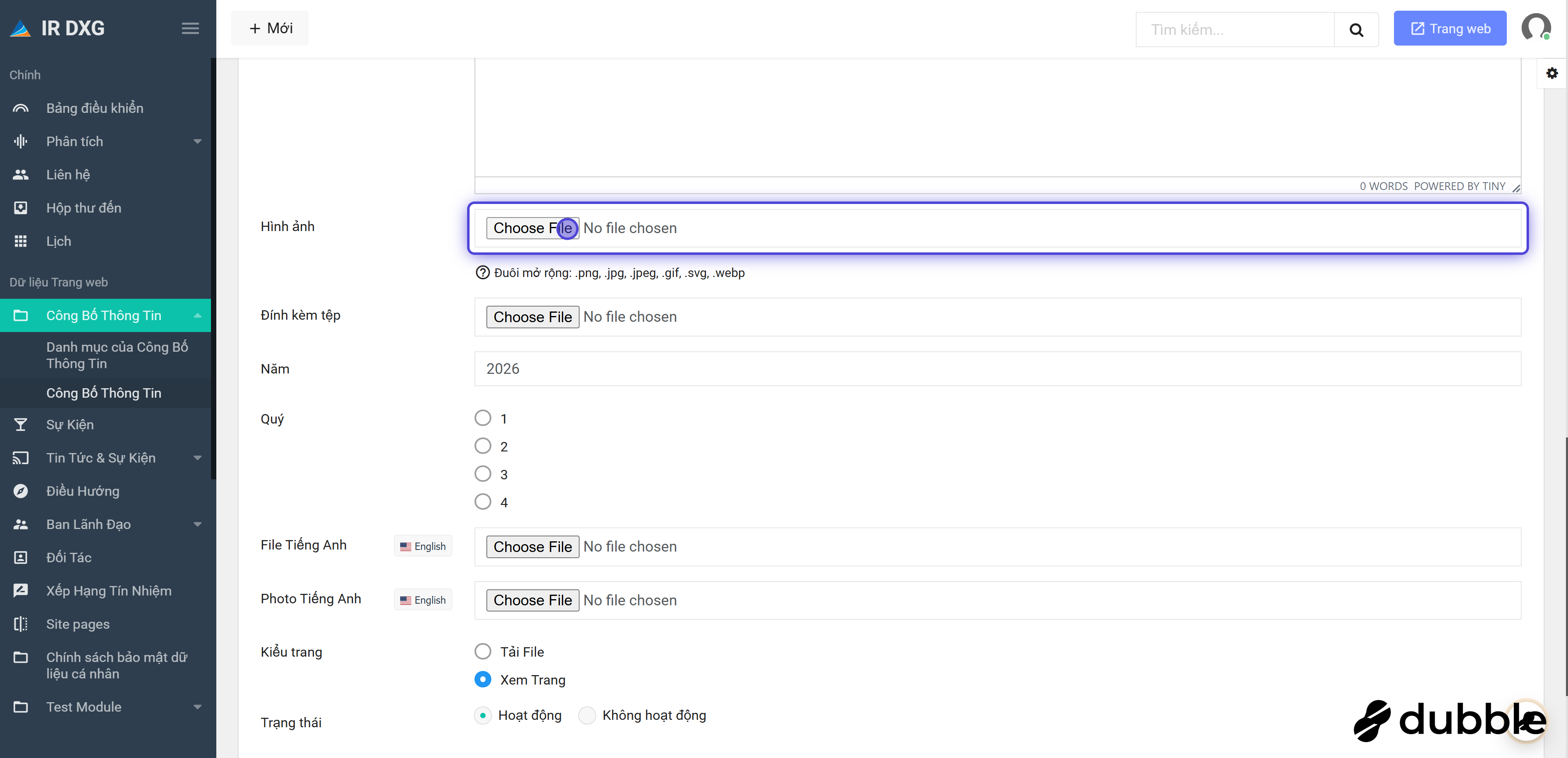 Tải ảnh Hero hoặc ảnh nền cho bài viết