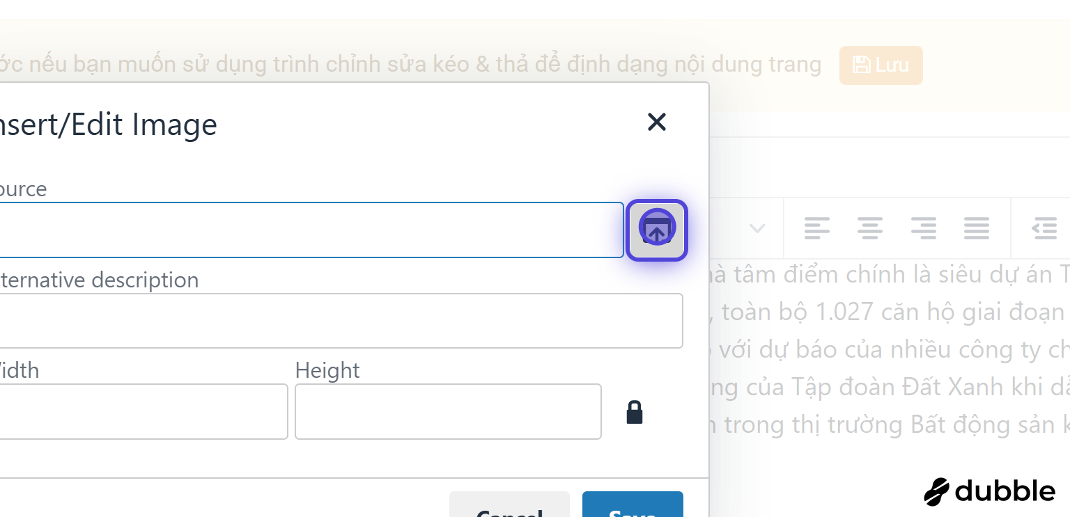 Chọn ảnh từ Trình quản lý Tệp